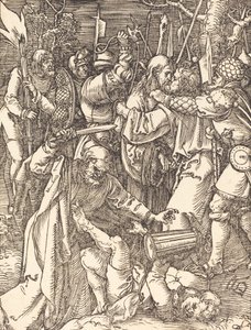 Kristi forræderi, sandsynligvis ca. 15091510. af Albrecht Dürer