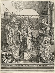 Filip den Smukkes forlovelse med Johanne af Kastilien af Albrecht Dürer