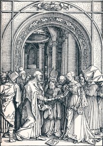 Jomfruens trolovelse, 1506 1906. af Albrecht Dürer