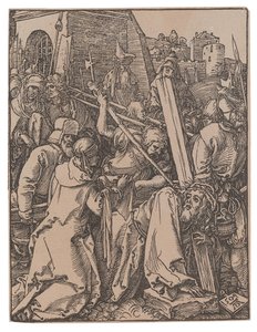 The Carrying of the Cross, fra serien The Small Passion, 1509. af Albrecht Dürer