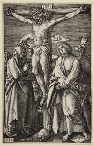 Korsfæstelsen (serie med den graverede passion) af Albrecht Dürer