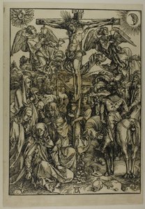 Korsfæstelsen, fra Den Store Passion af Albrecht Dürer