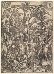 Korsfæstelsen, fra Den Store Passion, ca. 1498. af Albrecht Dürer