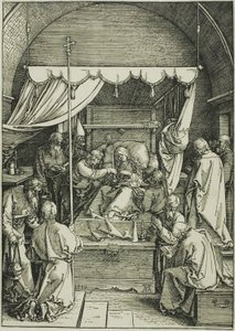The Death of the Virgin, fra The Life of the Virgin af Albrecht Dürer