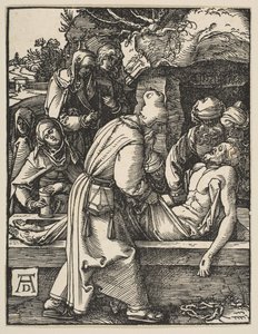 Aflejringen, fra Den Lille Passion, ca. 1509. af Albrecht Dürer