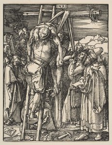 Nedstigningen fra korset, fra Den Lille Passion, ca. 1509. af Albrecht Dürer