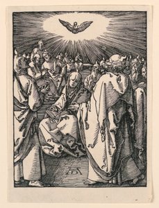 Helligåndens nedstigning (Pinsen), fra The Little Passion Series af Albrecht Dürer