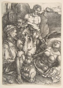 Den desperate mand, ca. 1515. af Albrecht Dürer