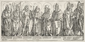 De otte hellige i Østrig, ca. 1515. af Albrecht Dürer