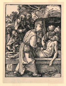 Gravmælet, fra The Little Passion Series af Albrecht Dürer