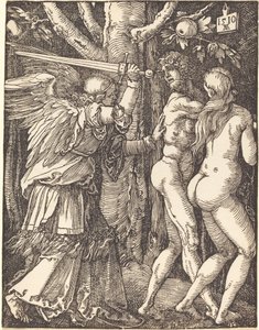 Uddrivelsen fra Paradis af Albrecht Dürer