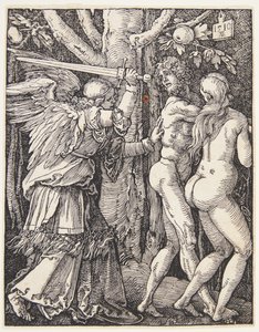 Uddrivelsen fra Paradis af Albrecht Dürer