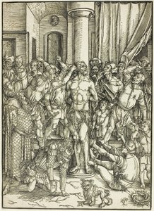 Flagelationen, fra Den Store Passion af Albrecht Dürer