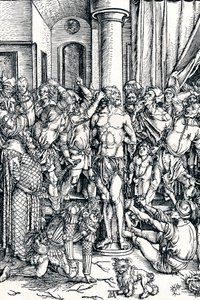 The flagellation of Christ, 1498 1906 af Albrecht Dürer