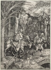 Flugten til Egypten af Albrecht Dürer