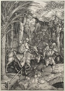Flugten til Egypten, ca. 1503-1505. af Albrecht Dürer