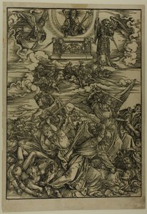 De fire hævnende engle fra Eufrat, fra Apokalypsen af Albrecht Dürer