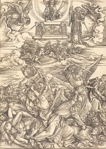 De fire hævnende engle, sandsynligvis ca. 14961498. af Albrecht Dürer