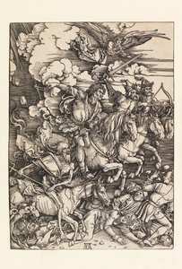 Apokalypsens fire ryttere af Albrecht Dürer