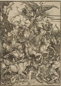 Apokalypsens fire ryttere af Albrecht Dürer