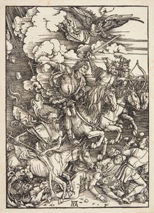 Apokalypsens fire ryttere af Albrecht Dürer