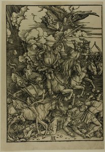 The Four Horsemen of the Apocalypse, fra The Apocalypse af Albrecht Dürer