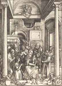 The Glorification of the Jomfru, ca. 1504. af Albrecht Dürer