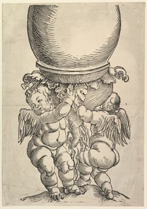 Den store søjle nederste blok, 1517. af Albrecht Dürer