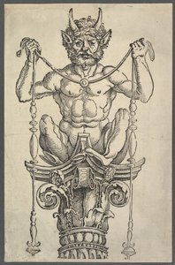 Den store søjle øverste blok, ca. 1517. af Albrecht Dürer