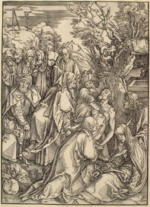 Den store passion: Nedtagelsen fra korset af Albrecht Dürer