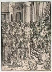 Den store lidenskab: flagelleringen. af Albrecht Dürer