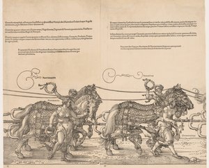 Kejser Maximilians store triumfvogn af Albrecht Dürer