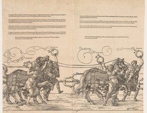 Kejser Maximilians store triumfvogn af Albrecht Dürer