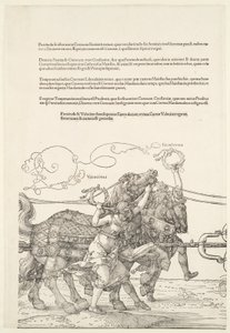 Den store triumfvogn: Velocitas og Firmitudo af Albrecht Dürer