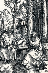 Eremitterne St. Anthony og St. Paul, 1504 1906 af Albrecht Dürer
