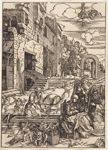 Den hellige familie i Egypten af Albrecht Dürer