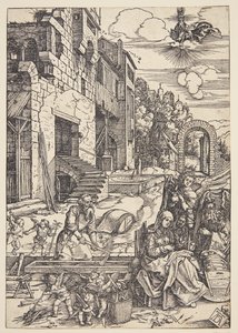 Den hellige familie i Egypten af Albrecht Dürer
