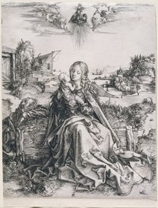 Den Hellige Familie med guldsmeden af Albrecht Dürer
