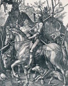 Ridderen, Døden og Djævelen, 1513 1906 af Albrecht Dürer