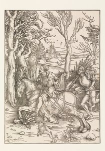 Ridderen og Landsquenet af Albrecht Dürer
