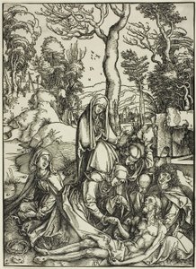 Klagesangen, fra Den store lidenskab af Albrecht Dürer