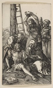 The Lamentation, fra The Passion, 1507. af Albrecht Dürer