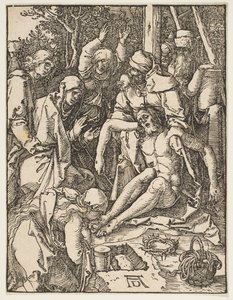 Klagesangen, fra Den lille lidenskab, ca. 1509. af Albrecht Dürer