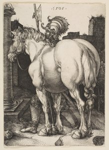 Den store hest, 1505. af Albrecht Dürer