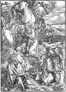 Den store passion: 2. Kristus på Oliebjerget af Albrecht Dürer