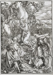 Den store passion: Kristus på Oliebjerget af Albrecht Dürer