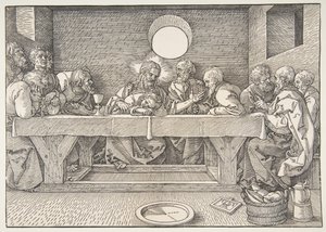 Den sidste nadver, 1523. af Albrecht Dürer