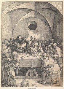 Den sidste nadver, fra Den store lidenskab, 1510. af Albrecht Dürer