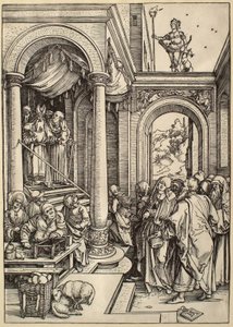 Jomfru Marias liv: Jomfru Marias fremstilling i templet af Albrecht Dürer