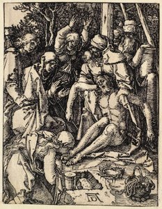 Den Lille Passion: Klagesangen af Albrecht Dürer